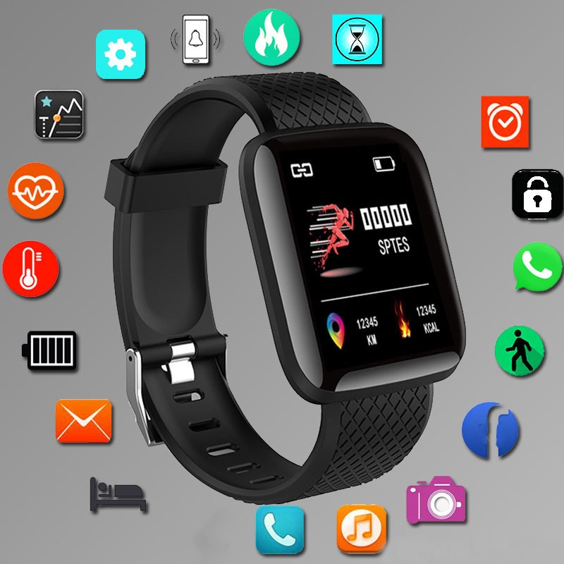 Electronics Gadgets For Men - Спортивные умные часы, фитнес-браслет, управление музыкой,