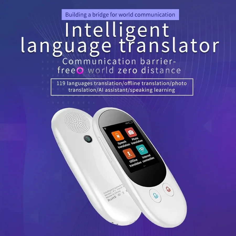 Portable Translator Device - Офлайн-переводчик F1 Smart Instant Voice Translator: