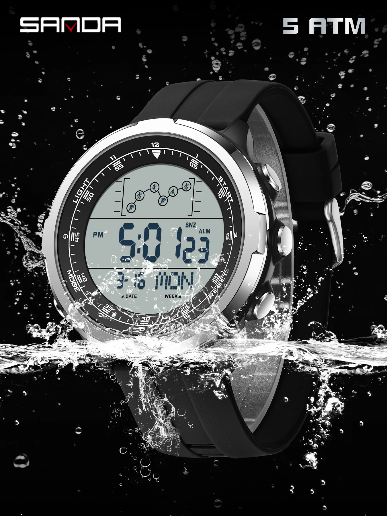 Цифровые часы SANDA, мужские в – обзор и цена Electronics Gadgets For Men