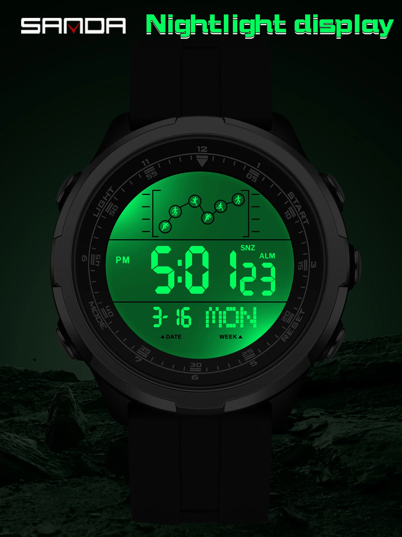 Цифровые часы SANDA, мужские в – обзор и цена Electronics Gadgets For Men