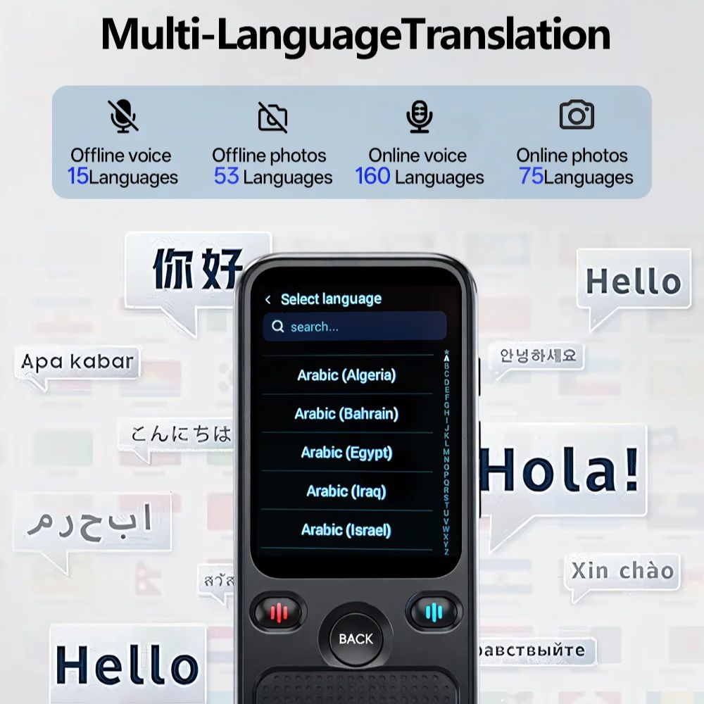 Портативный переводчик MSAI T2 – обзор и цена Portable Translator Device