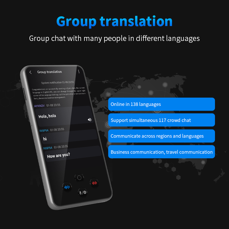S85 Pro 4-дюймовый сенсорный п – обзор и цена Portable Translator Device