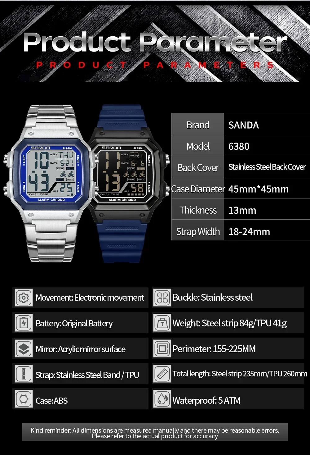 SANDA 6380 Модные электронные  – обзор и цена Electronics Gadgets For Men